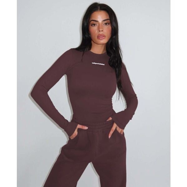 UNIQUE THE LABEL ROBYN LONGSLEEVE CACAO