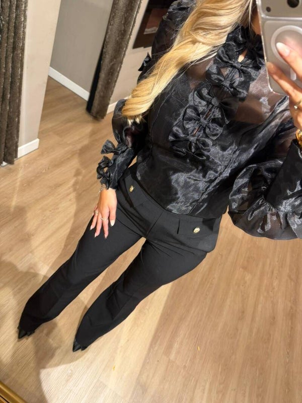 Melissa Oosterwolde blouse Flores
