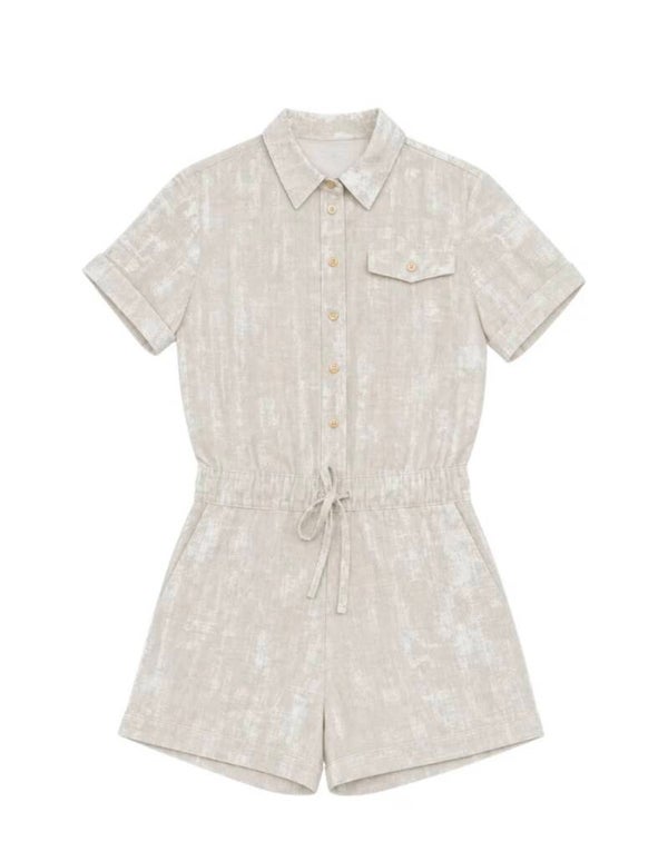 NIKKIE RIALTO PLAYSUIT - CREAM