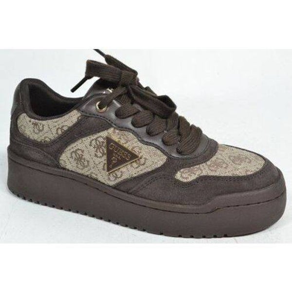 Guess sneaker donkerbruin