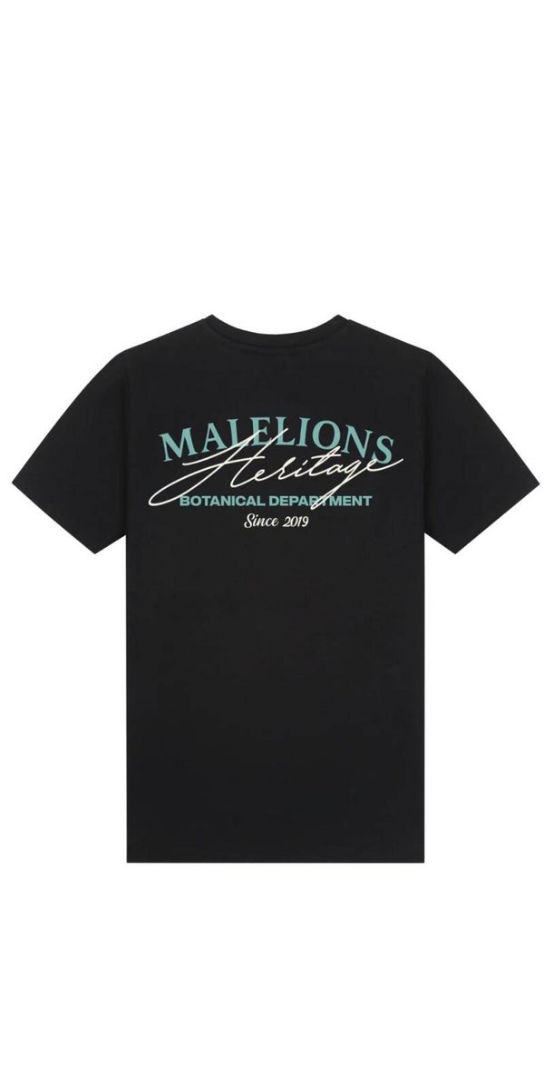 Malelions Junior Heritage T-Shirt | Black