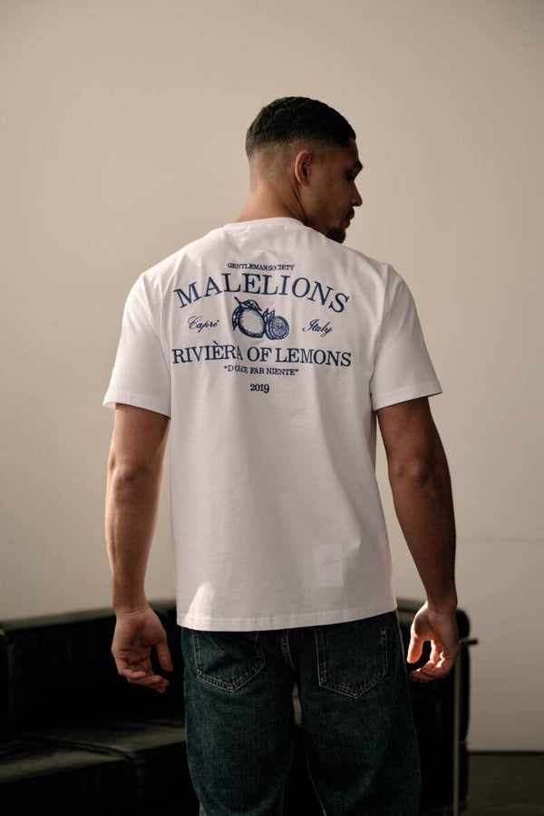 Malelions Men Riviera T-shirt White