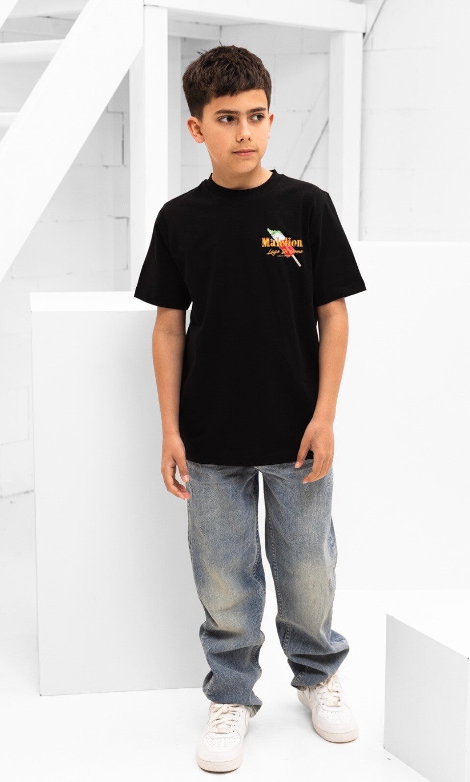 Malelions junior gelato t-shirt black