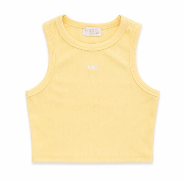 Unique The Label DANA HALTER TOP - BRIGHT YELLOW
