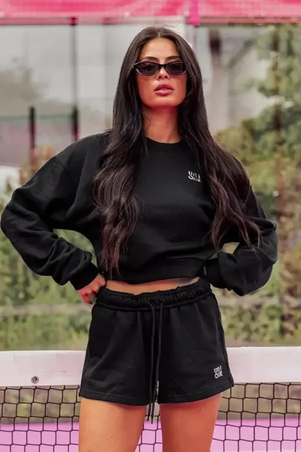 Unique The label PEGGY SHORTS - DEEP BLACK