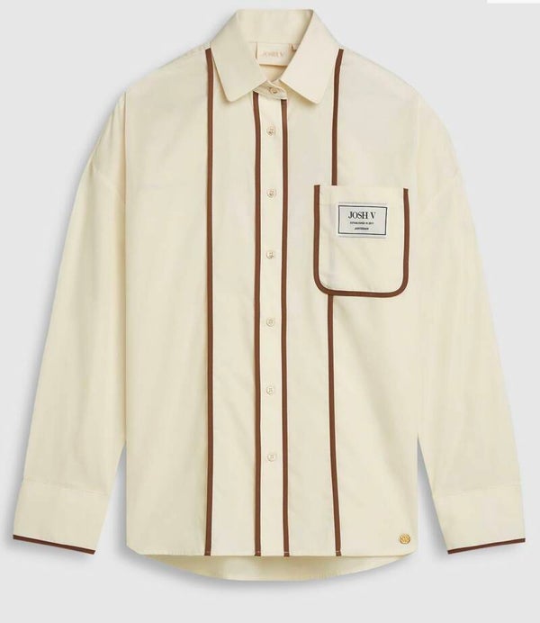 JV-KEA oversized blouse - cloud white