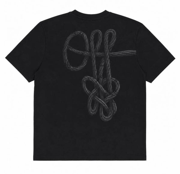 Off The Pitch Rope Flow Regular Tee Black