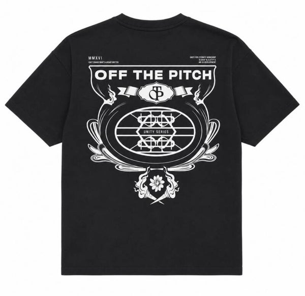 Off The Pitch Unity Regular Tee Black