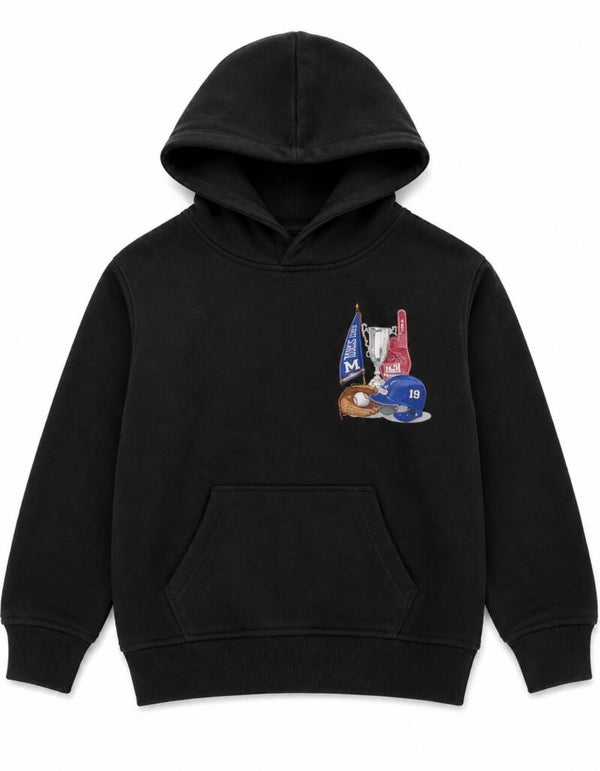 Malelions Junior Relaxed Champions Hoodie Black