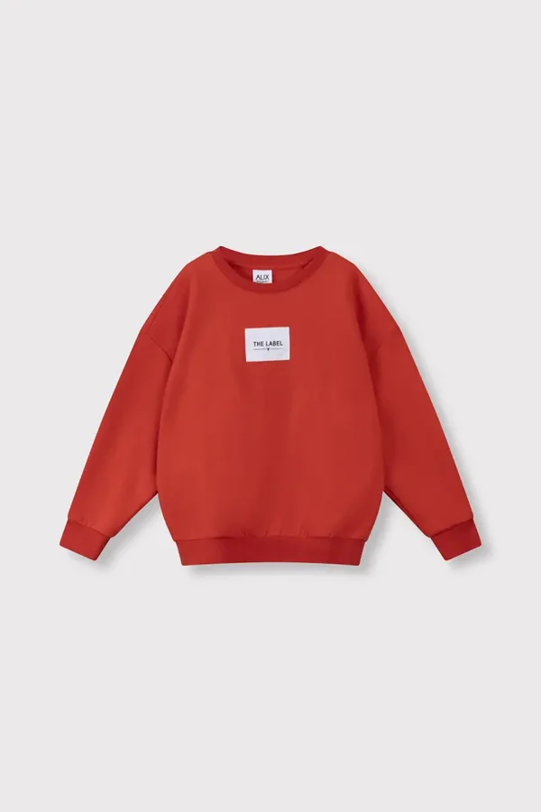 ALIX THE LABEL KIDS LABEL SWEATER