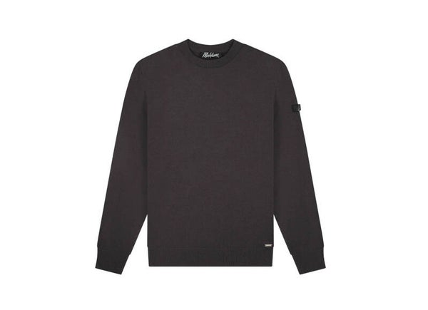 Malelions Men Knitted Crewneck | Mulch Brown