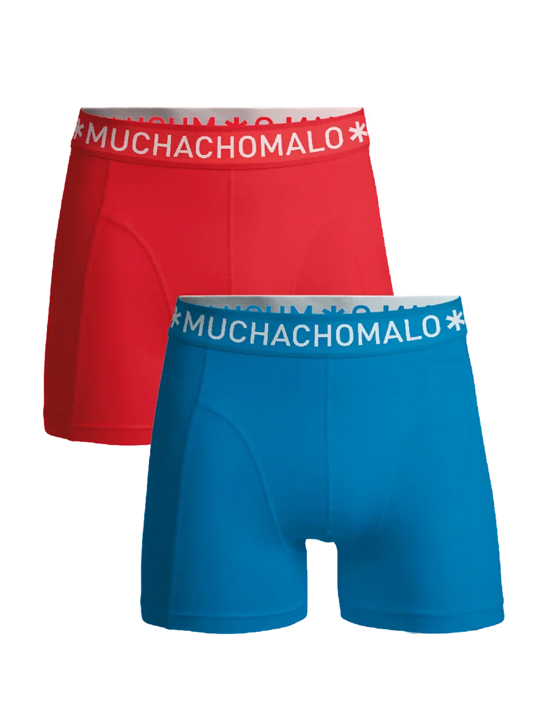 Heren 2-pack Boxershorts Effen