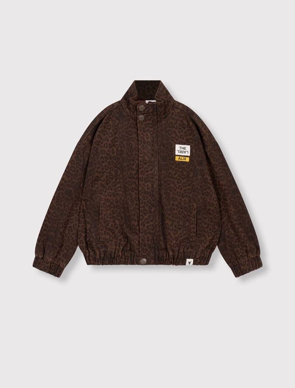 Alix The Label KIDS LEOPARD JACKET