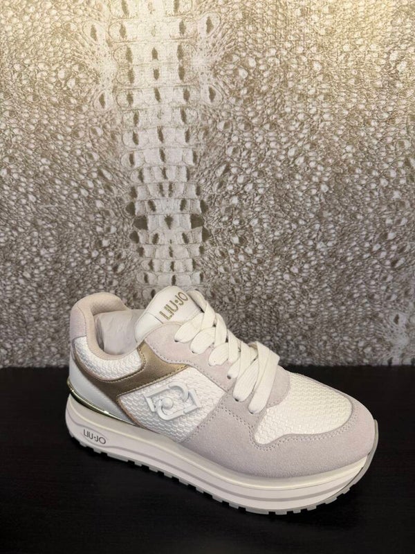 Liu.jo sneaker white light gold