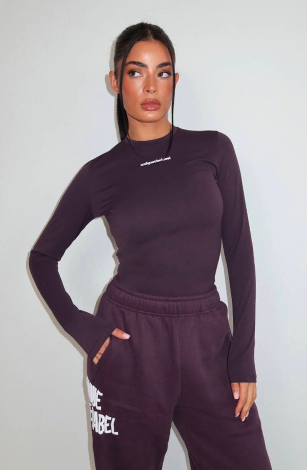 Unique the label robyn longsleeve deep berry