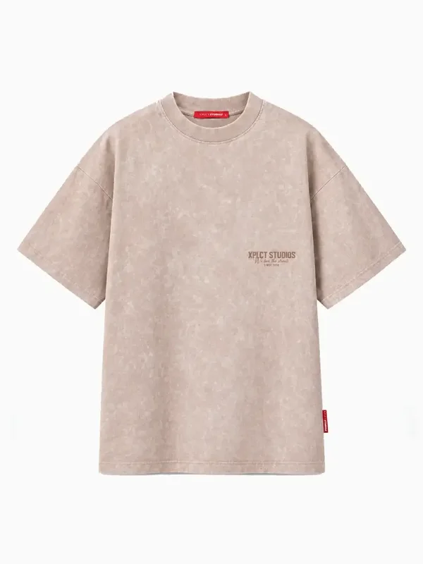 Xplctstudios WATS Tee | Beige