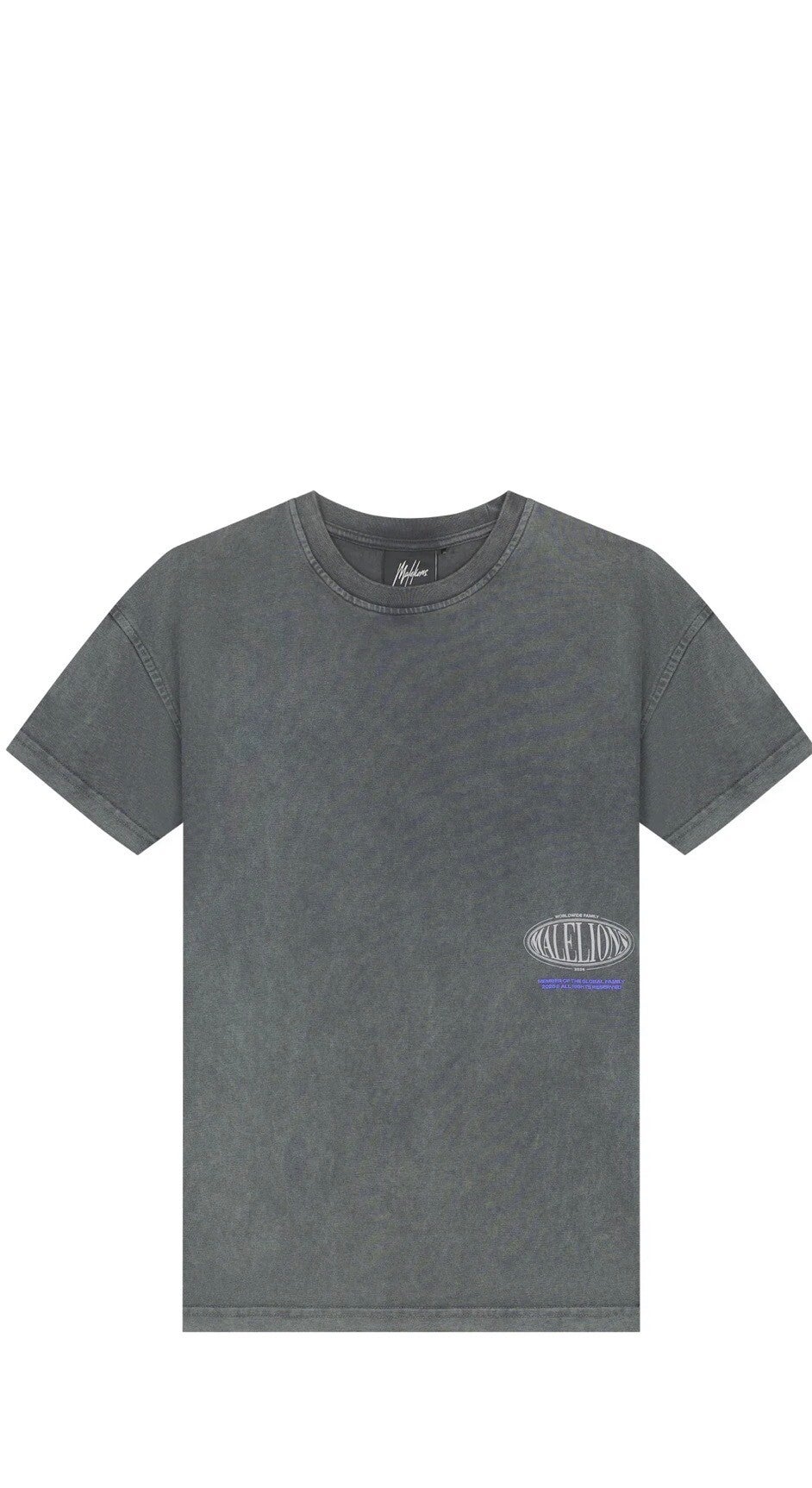 Malelions Junior Relaxed White Heron T-Shirt | Acid Wash