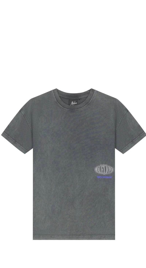 Malelions Junior Relaxed White Heron T-Shirt | Acid Wash