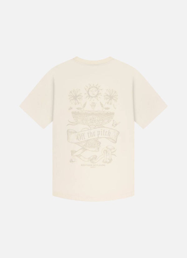 Off the pitch BOTANIC SLIM FIT TEE off white