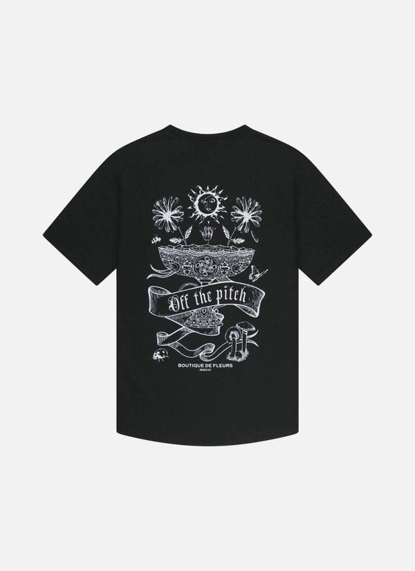 Off the pitch BOTANIC SLIM FIT TEE Black