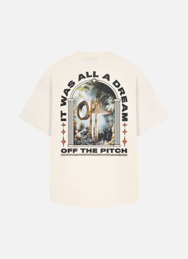 Off the pitch PASSAGE OVERSIZED FIT TEE off white