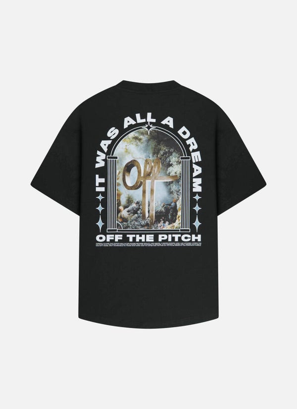 Off the pitch PASSAGE OVERSIZED FIT TEE black