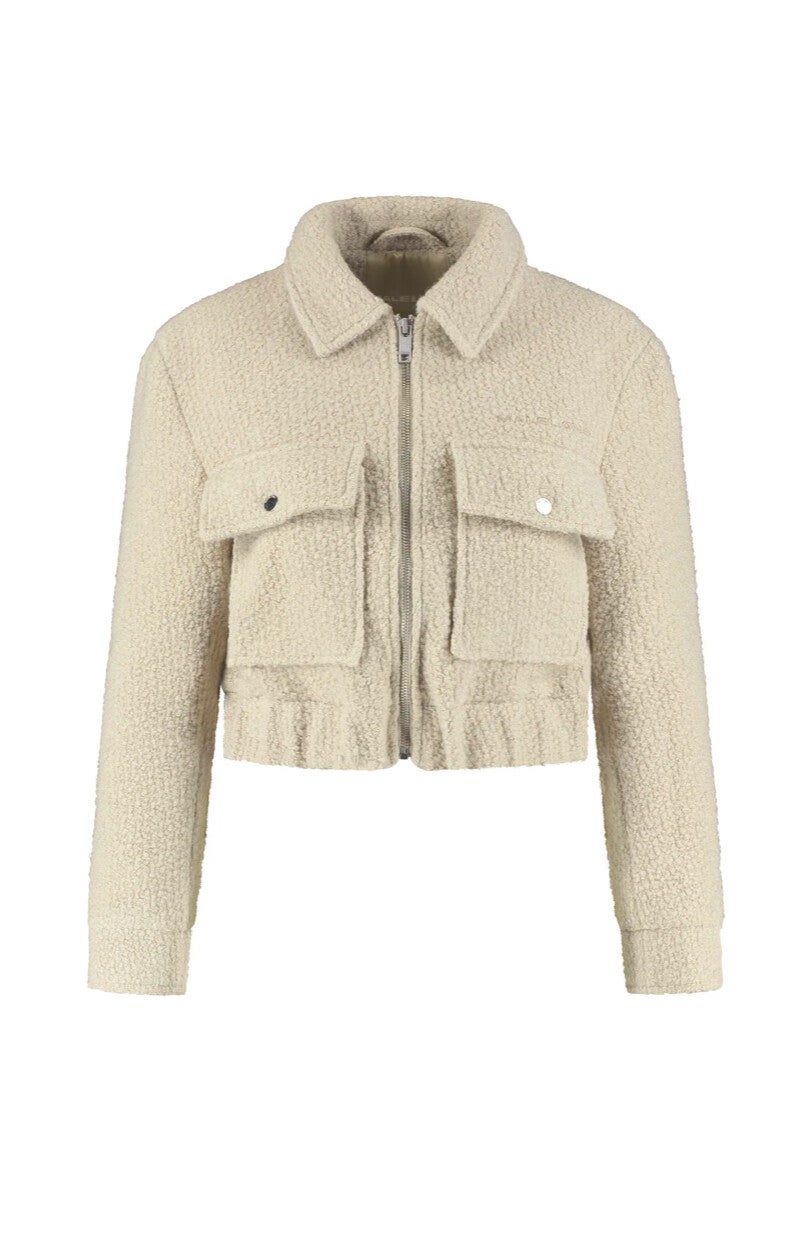 Malelions Women Label Bouclé Jacket | Sand