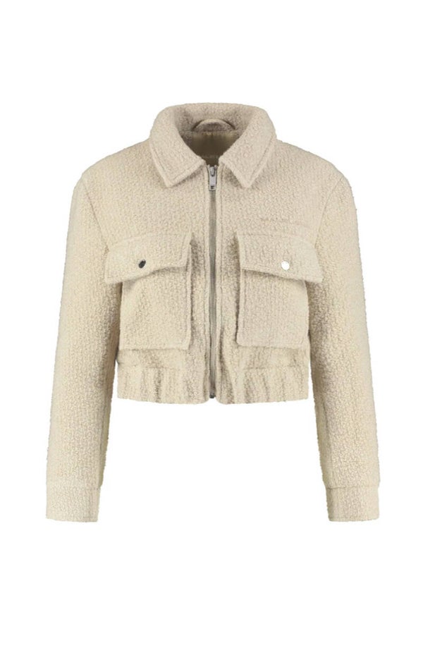 Malelions Women Label Bouclé Jacket | Sand