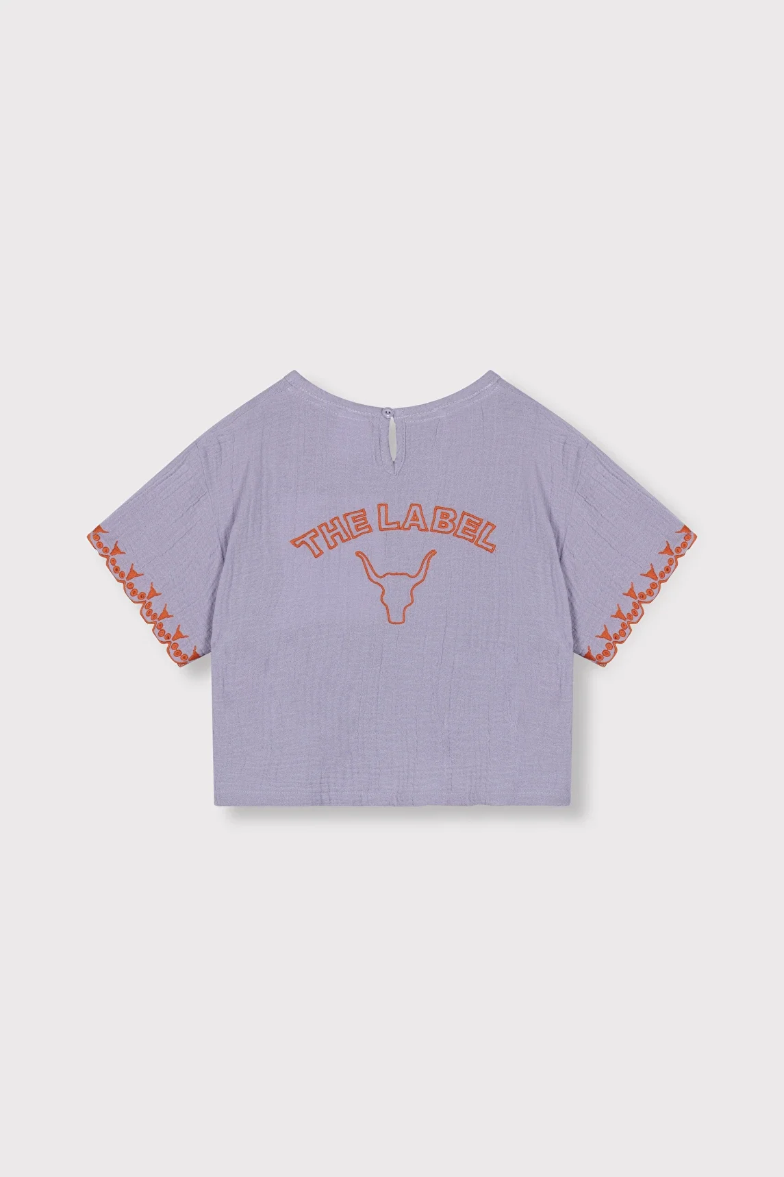 Alix The Label KIDS EMBROIDERED SLEEVES TOP