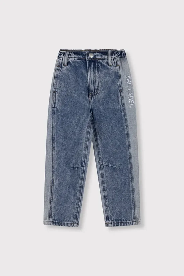 Alix The Label KIDS COLOUR BLOCK DENIM PANTS