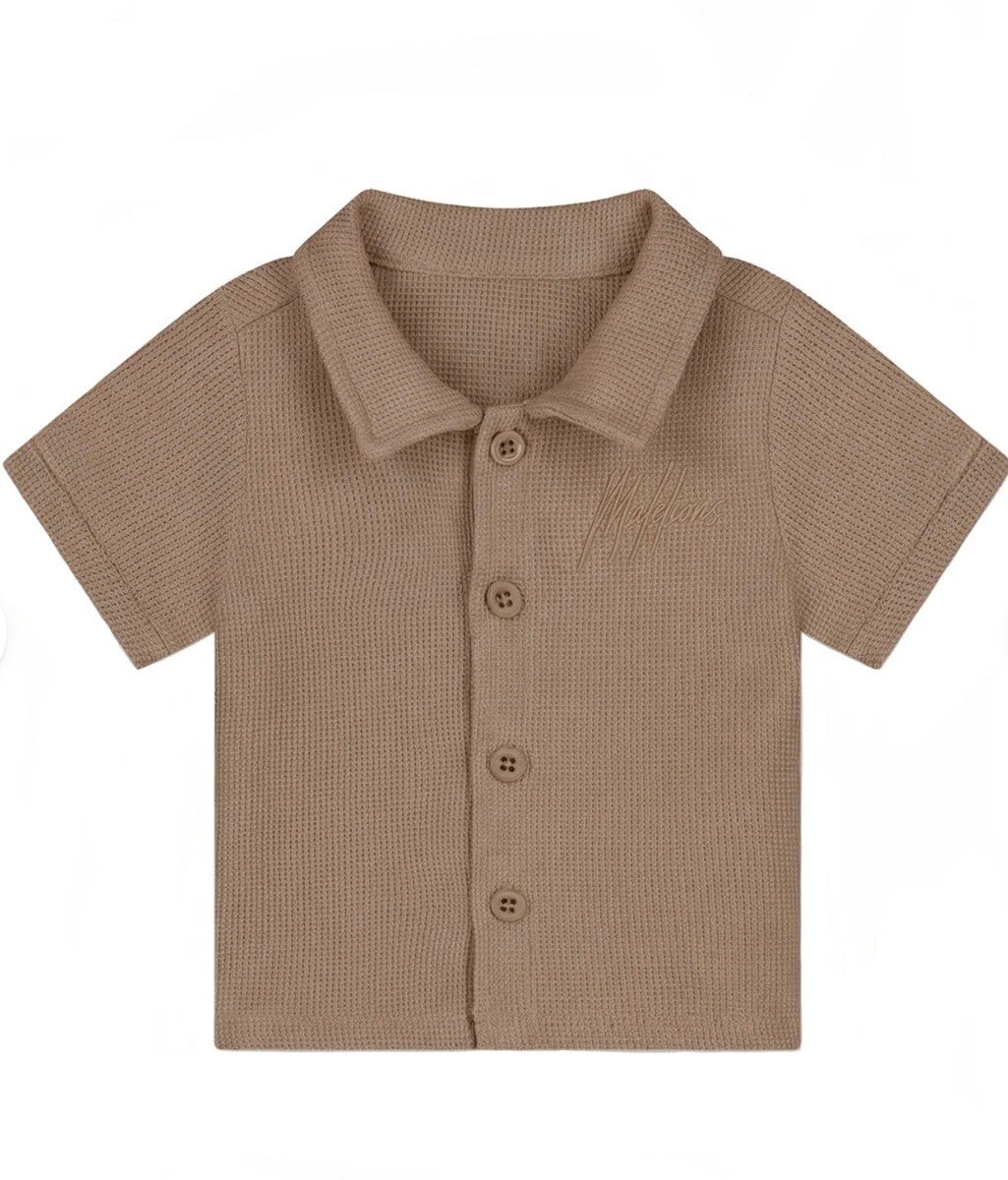 Malelions Baby Waffle Shirt latte