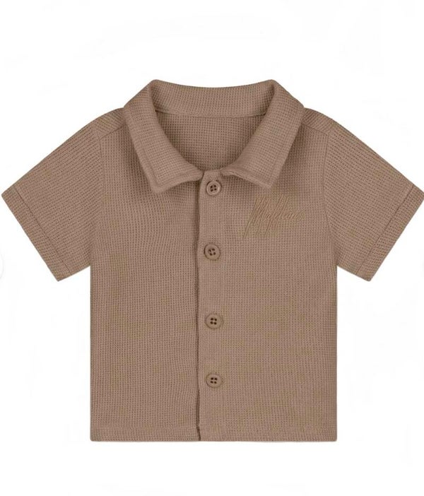 Malelions Baby Waffle Shirt latte