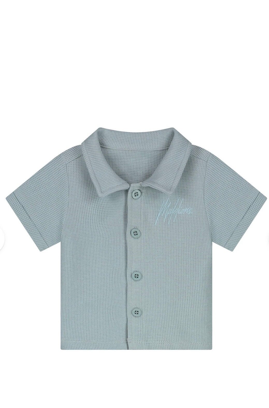 Malelions Baby Waffle Shirt | Dusty Green