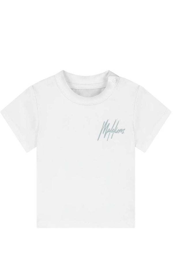 Malelions Baby Signature T-Shirt | White