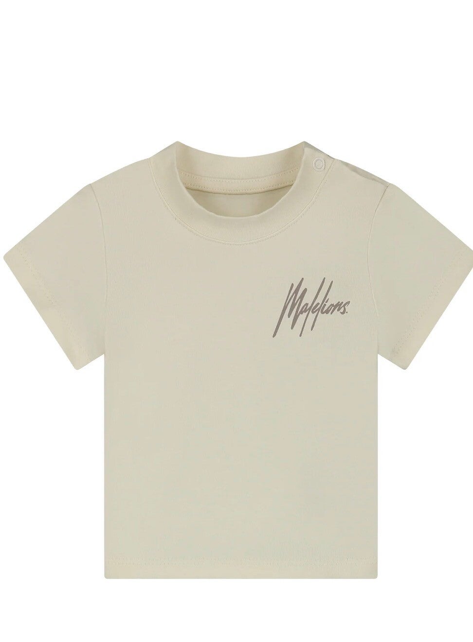 Malelions Baby Signature T-Shirt | Cream