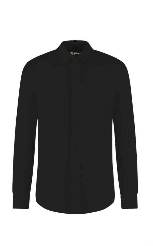 Malelions Men Stretch Shirt | Black