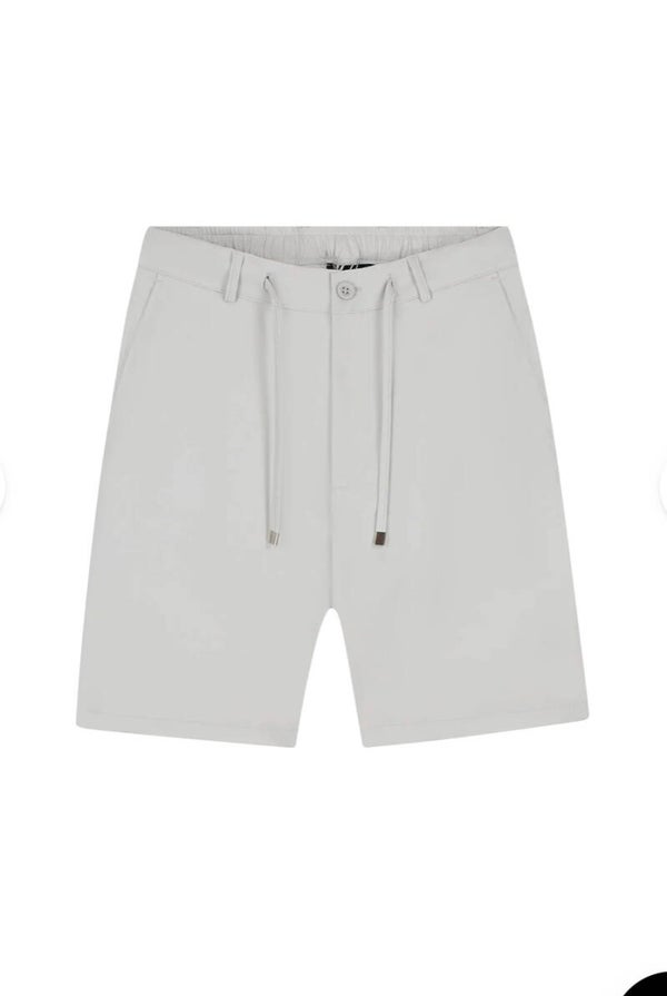 Malelions Men Casual Chino Shorts | Pearl Grey