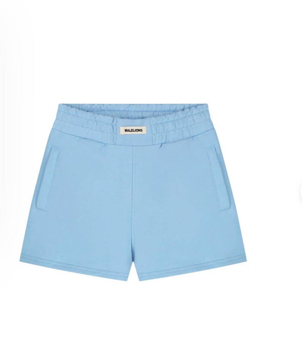 Malelions Women Patch Logo Shorts | Vista Blue