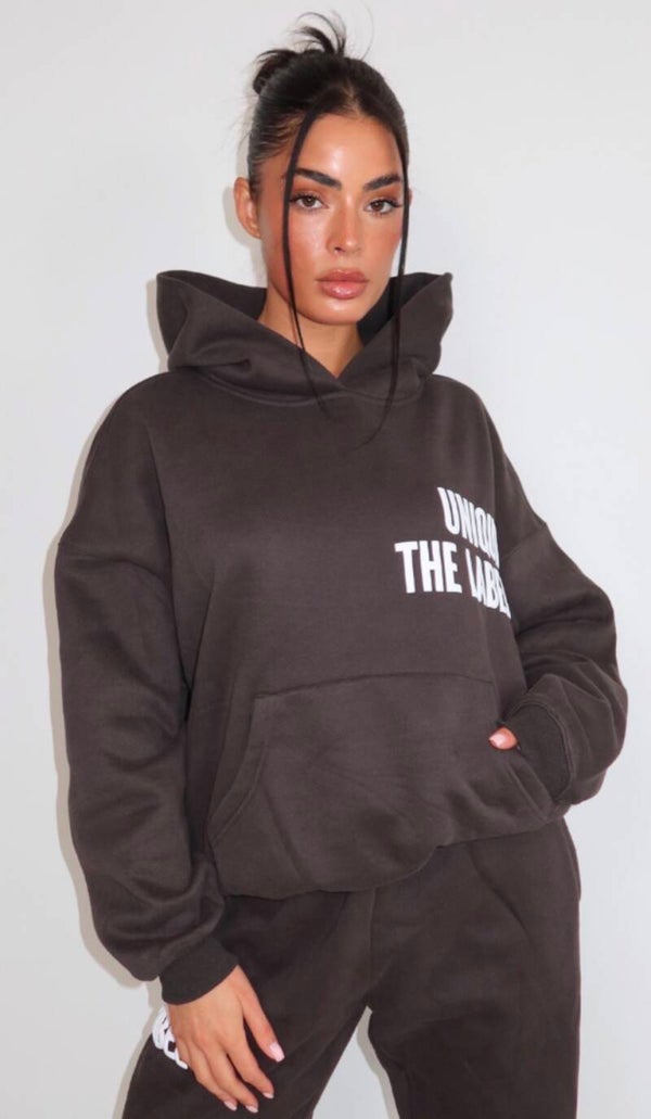 Unique The Label ELYANA HOODIE - CHARCOAL