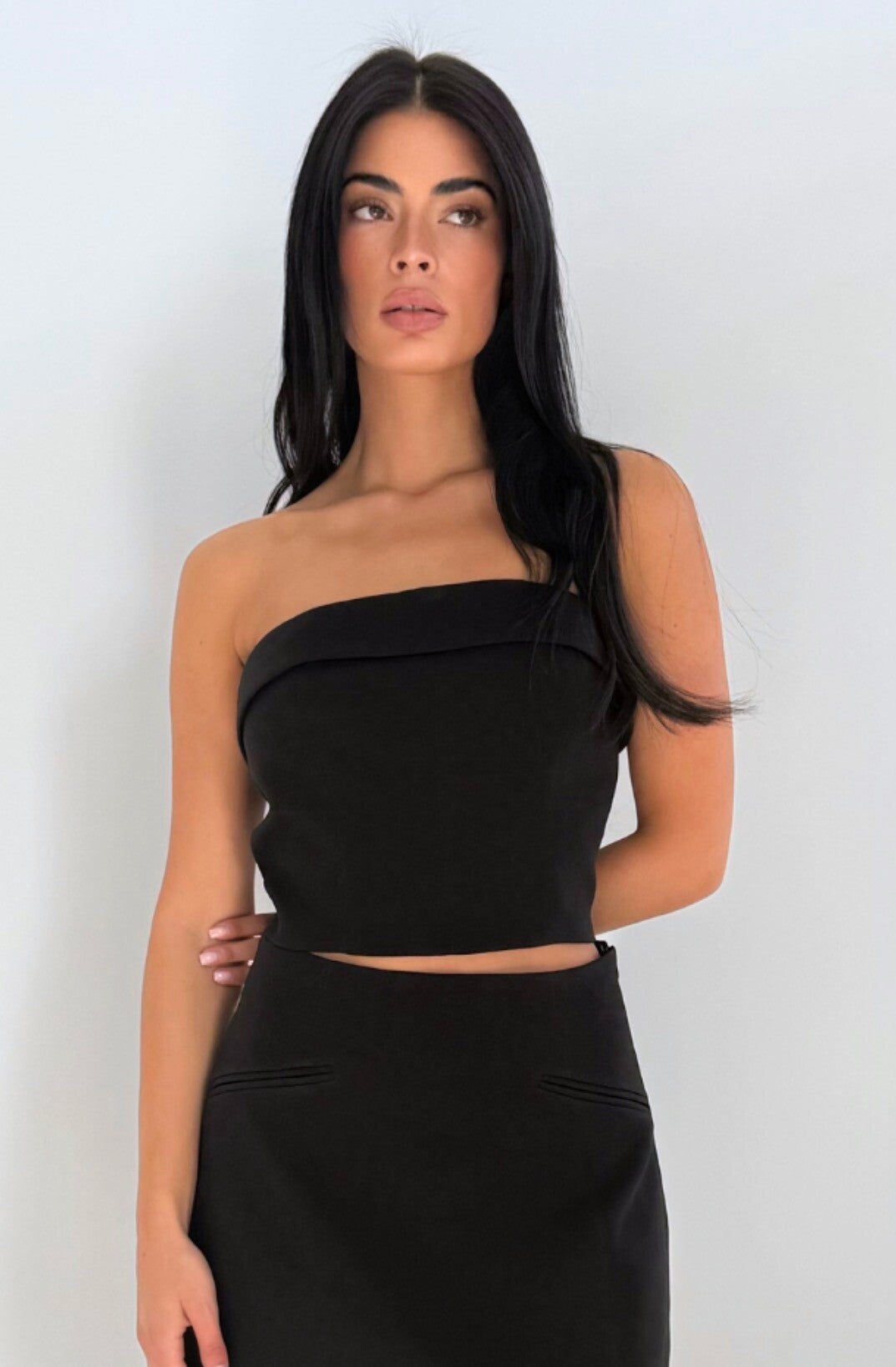 Unique The Label YVE TOP - BLACK
