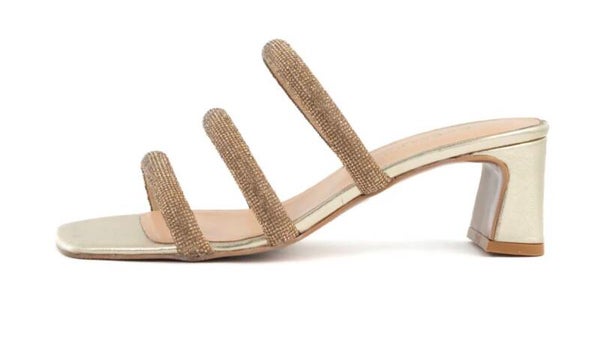 Babouche Lola | Sandalet Goud
