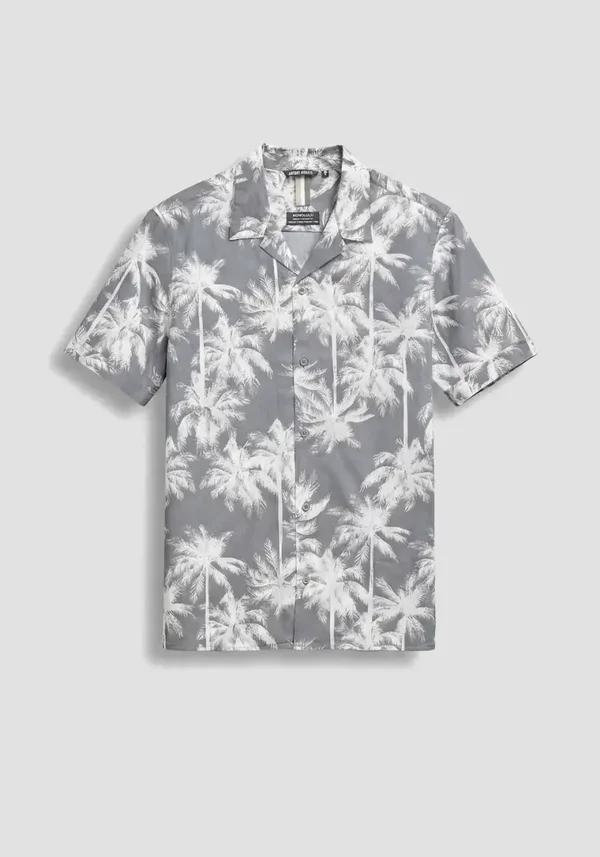 Antony Morato HONOLULU" REGULAR STRAIGHT FIT SHIRT IN PRINTED COTTON AND VISCOSE BLEND