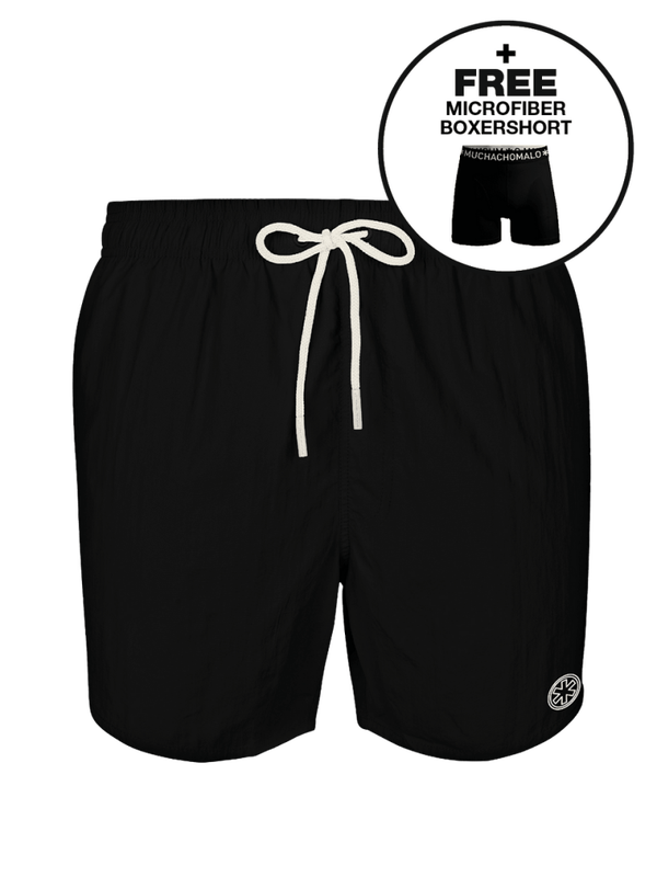 Heren zwembroek zwart