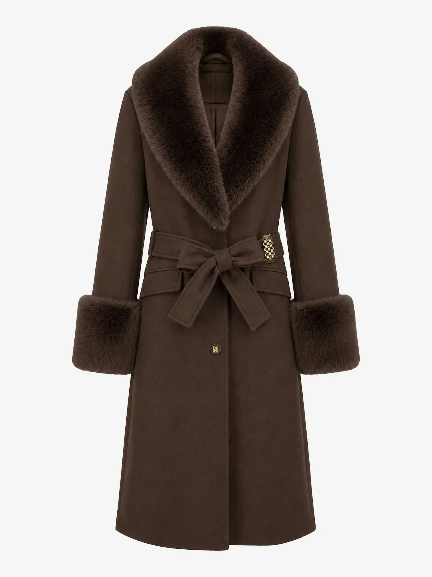 Nikkie Auria Coat Chocolate Martini