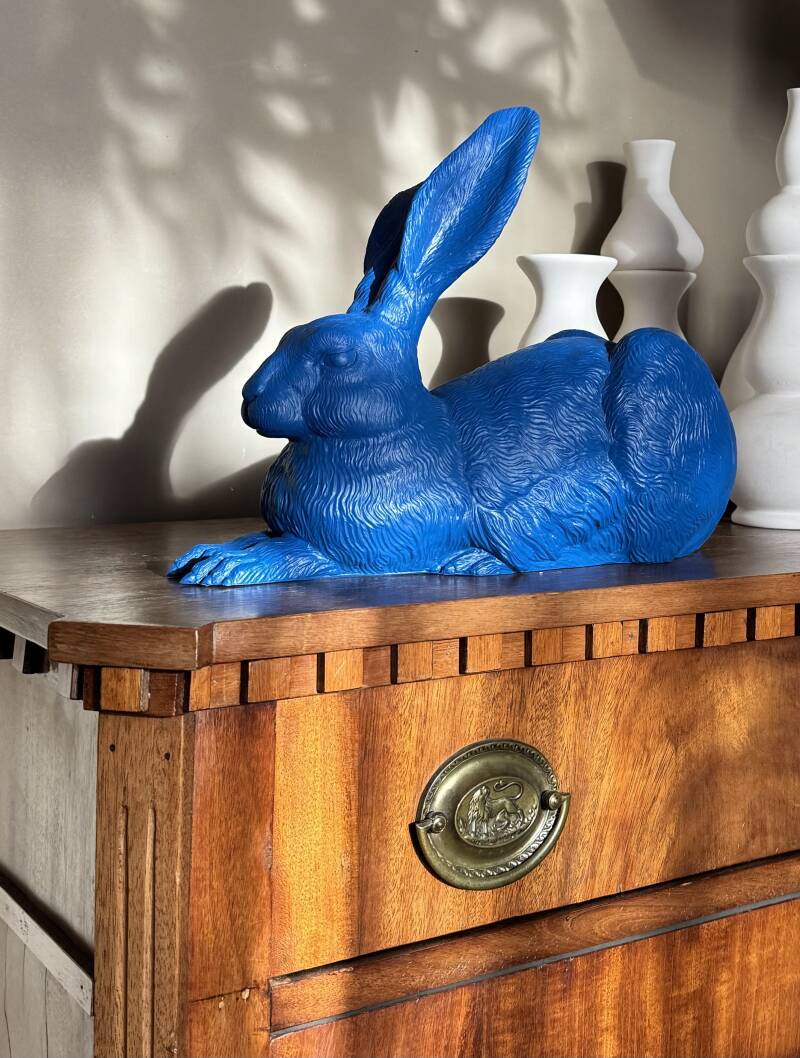 Ottmar Horl Dürer haas, blauw