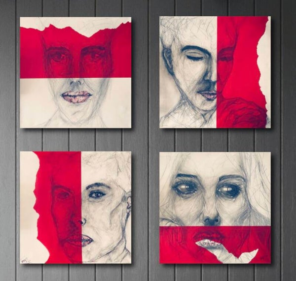 Serie uN:Finished ♥️ RED à 50x50