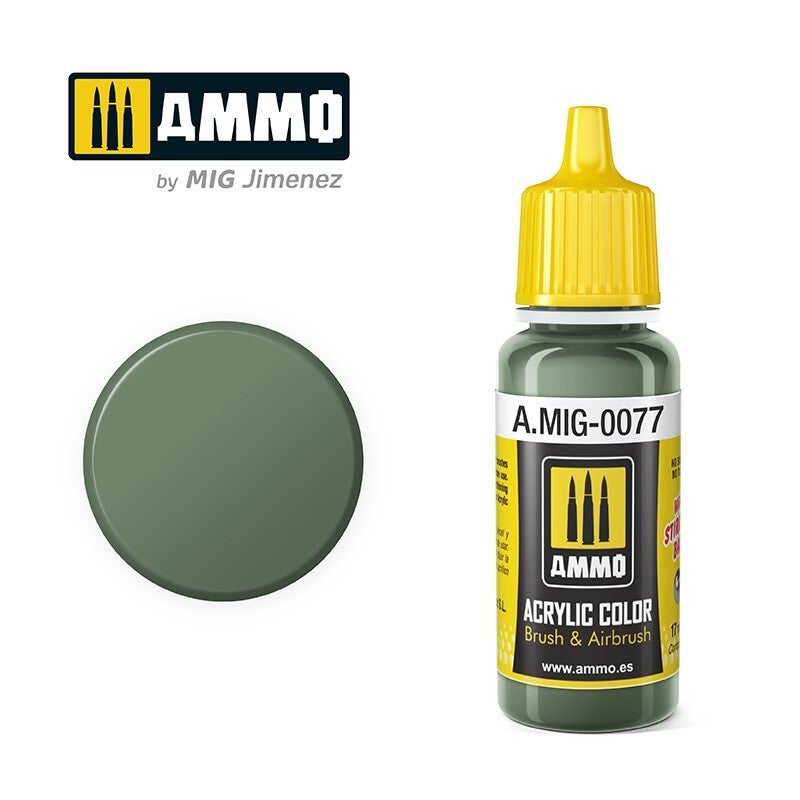 AMMO A.MIG-0077 Acrylic Color Dull Green