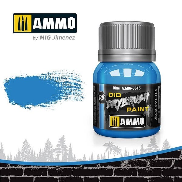 AMMO A.MIG-0615 Drybrush Blue