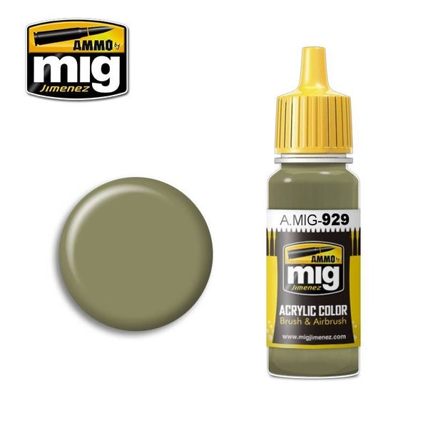 AMMO A.MIG-0929 Acrylic Color Olive Drab Shine