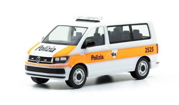 ACE 85.005118 1:87 VW T6 Transporter Kantonspolizei Tessin